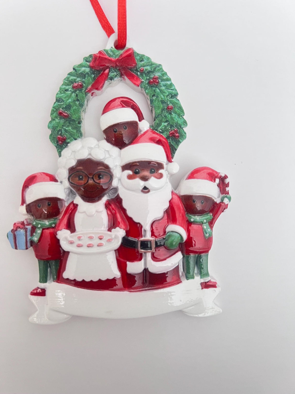 Christmas Tree Ornament - Family of 5